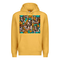 Mustard Western Pigs Premium Hoodie - LillyAllenDesigns