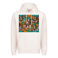 Pale Pink Western Pigs Premium Hoodie - LillyAllenDesigns
