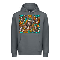 Rock Western Pigs Premium Hoodie - LillyAllenDesigns