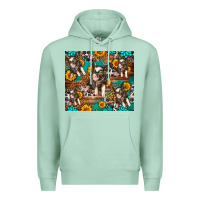 Seafoam Western Pigs Premium Hoodie - LillyAllenDesigns