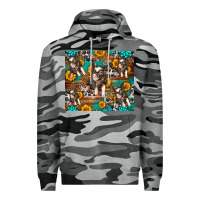 Slate Camo Western Pigs Premium Hoodie - LillyAllenDesigns