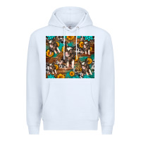 White Western Pigs Premium Hoodie - LillyAllenDesigns