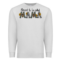 Dove Grey blessed to be called mama Premium Sweatshirt - CowhideDigitalArt
