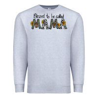 Heather Grey blessed to be called mama Premium Sweatshirt - CowhideDigitalArt