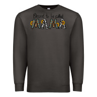 Smoke blessed to be called mama Premium Sweatshirt - CowhideDigitalArt