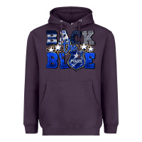 Plum Back to blue 4th of July 4th of july Heavyweight Hoodie - CowGirlArtShop