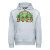 Heather Grey st patrick's day baby highland cow Urban Hoodie - MaliasSmallBusiness