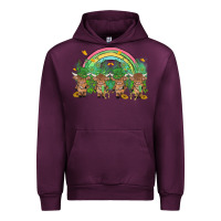 Mauve Wine st patrick's day baby highland cow Urban Hoodie - MaliasSmallBusiness