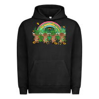 Pigment Black st patrick's day baby highland cow Urban Hoodie - MaliasSmallBusiness