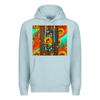 Blue Mist with god all things are possible Premium Hoodie - AdoDesignShop