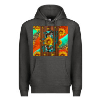 Charcoal Heather with god all things are possible Premium Hoodie - AdoDesignShop