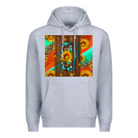 Heather Grey with god all things are possible Premium Hoodie - AdoDesignShop