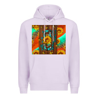 Lilac with god all things are possible Premium Hoodie - AdoDesignShop