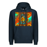 Navy with god all things are possible Premium Hoodie - AdoDesignShop