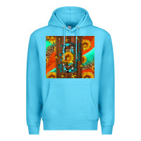 Ocean Blue with god all things are possible Premium Hoodie - AdoDesignShop