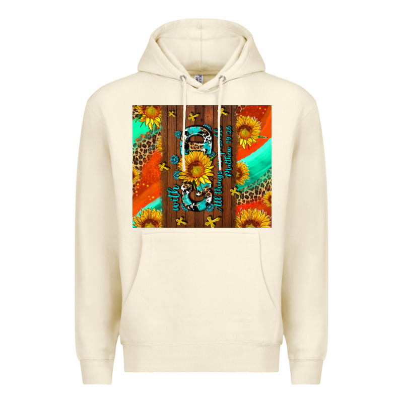 With God All Things Are Possible Premium Hoodie by AdoDesignShop | Teevron