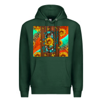 Sports Green with god all things are possible Premium Hoodie - AdoDesignShop