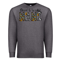 Charcoal Heather blessed to be called nanı Premium Sweatshirt - CowhideDigitalArt