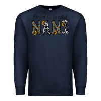 Navy blessed to be called nanı Premium Sweatshirt - CowhideDigitalArt