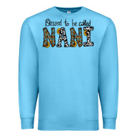 Ocean Blue blessed to be called nanı Premium Sweatshirt - CowhideDigitalArt