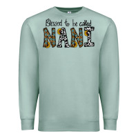 Seafoam blessed to be called nanı Premium Sweatshirt - CowhideDigitalArt