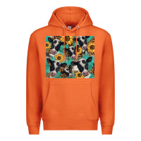 Carrot western leopard sunflower black and white  cow Premium Hoodie - BarkalooDesign