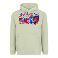 Matcha 4th of July coffee drinks Heavyweight Hoodie - Neo Western