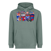 Sage 4th of July coffee drinks Heavyweight Hoodie - Neo Western