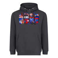 Smoke 4th of July coffee drinks Heavyweight Hoodie - Neo Western