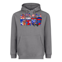 Storm 4th of July coffee drinks Heavyweight Hoodie - Neo Western
