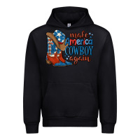 Black make america cowboy again Urban Hoodie - MaliasSmallBusiness