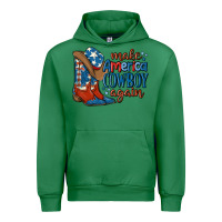 Emerald make america cowboy again Urban Hoodie - MaliasSmallBusiness