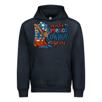 Navy make america cowboy again Urban Hoodie - MaliasSmallBusiness