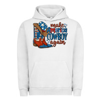 Pigment Lunar Rock make america cowboy again Urban Hoodie - MaliasSmallBusiness