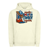 Pigment Pistachio make america cowboy again Urban Hoodie - MaliasSmallBusiness