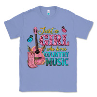Colony Blue just a girl who loves country music Classic Tee - texasbilliewilder