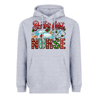 Heather Grey santa is favorite nurse Heavyweight Hoodie - CowhideDigitalArt