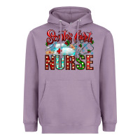 Lavender santa is favorite nurse Heavyweight Hoodie - CowhideDigitalArt