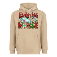 Mushroom santa is favorite nurse Heavyweight Hoodie - CowhideDigitalArt