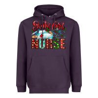 Plum santa is favorite nurse Heavyweight Hoodie - CowhideDigitalArt