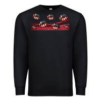 Black american flag lips 16oz libbey cup Premium Sweatshirt - HRA Design Shop