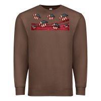 Chestnut american flag lips 16oz libbey cup Premium Sweatshirt - HRA Design Shop