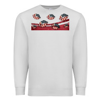 Dove Grey american flag lips 16oz libbey cup Premium Sweatshirt - HRA Design Shop