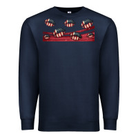 Navy american flag lips 16oz libbey cup Premium Sweatshirt - HRA Design Shop