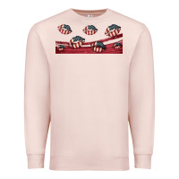 Pale Pink american flag lips 16oz libbey cup Premium Sweatshirt - HRA Design Shop