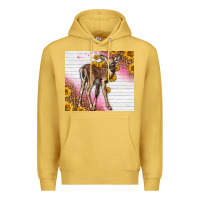 Antique Gold Western Cute Baby Deer Fawn Premium Hoodie - LillyAllenDesigns