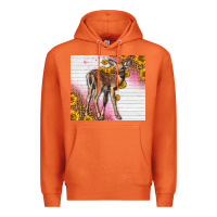 Carrot Western Cute Baby Deer Fawn Premium Hoodie - LillyAllenDesigns