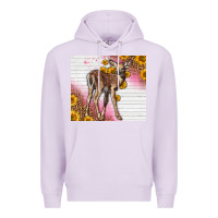 Lilac Western Cute Baby Deer Fawn Premium Hoodie - LillyAllenDesigns