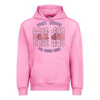 Fuchsia Pink dont stress test day do your best Urban Hoodie - MaliasSmallBusiness