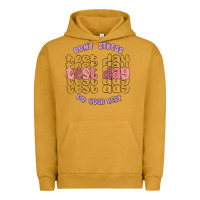 Pigment Peanut Butter dont stress test day do your best Urban Hoodie - MaliasSmallBusiness